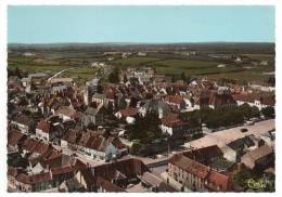 CPSM - SAULIEU - VUE GENERALE AERIENNE - Coul - 1969 ! - - Saulieu