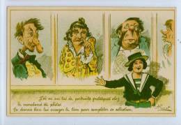 Illustrateur HENRIOT - J'ai Vu Un Tas De Portraits Grotesques Chez Le Marchand De Photos. Tu ...... - Henriot