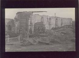 80 Carte Photo Nesle Militaires Dans Des Ruines De Guerre 1914-18 , Bombardé - Nesle