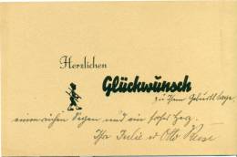 Herzlichen Glückwunsch - 1946 - Silhouette - Scissor-type