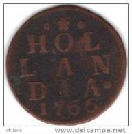 COINS PAYS BAS, HOLLAND KM 80  1DUIT 1766. (DP40) - …-1795 : Vereinigte Provinzen
