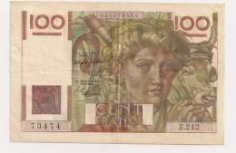 100 FRANCS JEUNE PAYSAN 15.4.1948 - 100 F 1945-1954 ''Jeune Paysan''