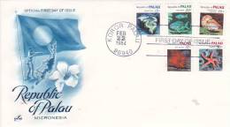 Palau 1984 Sea Life FDC - Palau