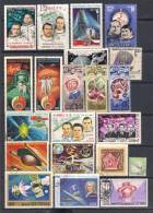 Lot 183   Space 4 Scans 88 Different MNH, Used - Collections