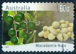 Australia 2011 Farming Native Plants 60c Macadamia Nuts Self-adhesive Used - Usati