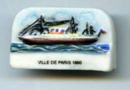 FEVES - FEVE - VILLE DE PARIS 1890 (voir Description Et Scans) - Région