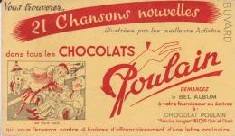 Buvard Chocolats Poulain - Chocolade En Cacao