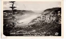 BR39218 Columbia River Gorge Showing Crown Point Oregon    2 Scans - Otros & Sin Clasificación