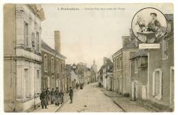 72.Pontvallain .Grande Rue Vers Route De Mayet .Couleur - Pontvallain