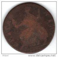 COINS  GRANDE BRETAGNE KM601 1/2P 1775.   (DP43) - B. 1/2 Penny