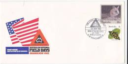 Australia 1982 National Field Days , USA, Souvenir Cover - Brieven En Documenten