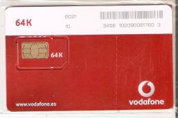 TARJETA GSM DE VODAFONE 64K  (B021)  (NUEVA-MINT) EN BLISTER - Vodafone
