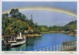 Royaume-Uni--TROSSACHS--Rainbow Over Lock Katrine ( Bateau),cpm N° T.0828L   éd  Dennis & Sons - Perthshire