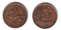 Lithuania 10 Centu 1925 - Lituanie