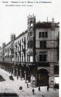 Cartolina D´epoca   " TORINO - Palazzo In Via P. Micca E Via XX Settembre  " - Otros Monumentos Y Edificios