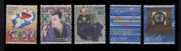 Japon  **  3614 à 3618 - Science Et Techologie. Films D'animation - Unused Stamps