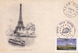 Carte-Maximum FRANCE N° Yvert AA335 (TOUR EIFFEL) Obl Sp Ill Sur Carte Exposition Universelle 1900 RRRRR - 2010-2019