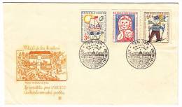 CZECHOSLOVAKIA - Year 1958. UNESCO. Commemorative Seal. FDC - Briefe U. Dokumente