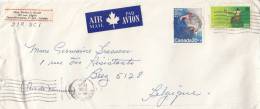 Canada 593 + 607 Obl. Sur Lettre - Cartas & Documentos