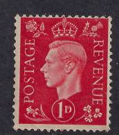 GB 1937 - 47 KGV1 1d SCARLET UMM STAMP SG 463...( F573 ) - Unused Stamps