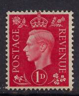 GB 1937 - 47 KGV1 1d SCARLET MM STAMP SG 463..( F576 ) - Unused Stamps