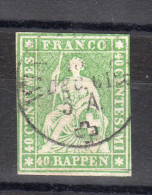 SUISSE - N° 30 B  - Y&T - O - Oblitérés