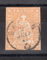 SUISSE - N° 29 A  - Y&T - O - Oblitérés