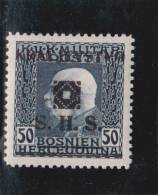 1919 NACHFOLGESTAATEN-JUGOSLAWIEN ANK 43  50 HELLER SELTEN ** - Eastern Austria