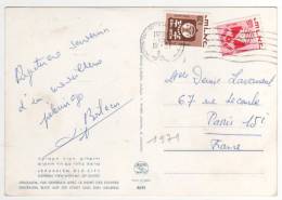 2 Timbres  / Carte , Postcard Du 12 Nov ?? 1971 Pour La France - Storia Postale