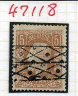 5F  N° 37  Ø Roulette  Cote 925 Euros  Premier Choix  Bon Centrage - 1883 Leopold II