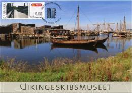 DENMARK / DANEMARK - Carte Maximum Card - ATM 2012 - NORDIA 2012 - Roskilde Bridge, Pont / Ship, Bateau / Viking - Maximum Cards & Covers