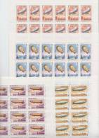 Russia 1991 MiNr. 6216-19  Bogen Luftschiffe. - Full Sheets