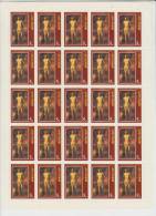 Russia 1987 MiNr. 5718  Bogen  Tizian St Sebastian - Feuilles Complètes