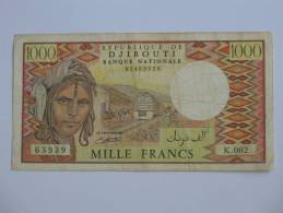 1000 Francs 1979-1988 - République De DJIBOUTI - Banque Nationale - - Djibouti