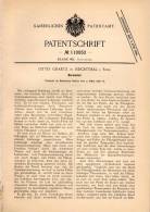 Original Patentschrift - Otto Graetz In Reichthal / Rychtal I. Schlesien , 1898 , Barometer , Luftdruck !!! - Technique Nautique & Instruments