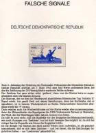 6 Jahre Volksarmee 1962 Waffengattungen DDR 876/0 ** Plus SBl.879 SST 14€ Matrose Mit Signal-Flaggen Flag Set Of Germany - Brieven En Documenten