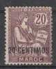 Maroc, Yvert 13 MH/* - Unused Stamps