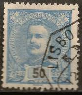 1895 - King Carlos 50 Réis - Usati