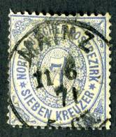 GS-441)  NORTH GERMAN CONF.  1869  Mi.#22 / Sc.#22  Used - Gebraucht