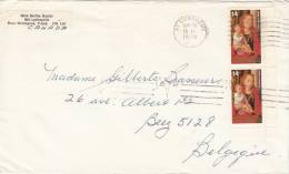 Canada N° 683 X2 Se Tenant En Coin De Feuille Obl. Sur Lettre - Briefe U. Dokumente