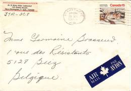 Canada N° 493 Obl. Sur Lettre - Lettres & Documents