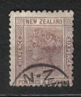 R515 - NUOVA ZELANDA 1882 , Yvert N. 64 Used - Used Stamps