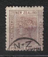 R515 - NUOVA ZELANDA 1882 , Yvert N. 64 Used - Gebraucht