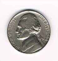 U.S.A.  5 CENTS  JEFFERSON  1964 - 1938-…: Jefferson