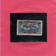 LIBANO - LEBANON - LIBAN 1928 Overprinted Stamp DOUBLE 7,50 PL SOPRASTAMPATO USED - Usati