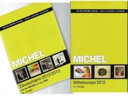 MlCHEL Deutschland+ Mittel-Europa 2012/2013 Stamp Katalog Neu 102€ Germany And Part 1 With D A CH CSR HU FL Slowakei UNO - Lexiques