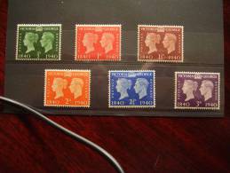 G.B. 1940 CENTENARY OF FIRST ADHESIVE POSTAGE STAMPS Issue MNH FULL SET Of SIX. - Ongebruikt