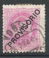 PORTUGAL-1892-1893, D.Luis I. Sobrecargas «PROVISÓRIO»  20 R.  P. Porc.  D. 11 3/4x12  (Sob. C)   (o)  MUNDIFIL  Nº 85 - Usati