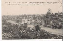 SERMAIZE Les BAINS Du 06-11 Sept 1914 Vue Générale Le Ruines Le KRONPRINZ Y Fit Incendier Guerre 1914-15 - Sermaize-les-Bains