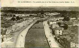 LA ROCHELLE - VUE GENERALE PRISE DE LA TOUR ST-SAUVEUR, QUARTIER MAUBEC VG 1935 XKRIENS ORIGINALE D´EPOCA 100% - Poitou-Charentes